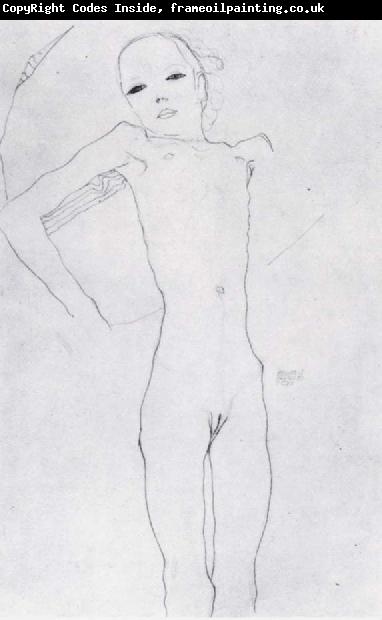 Egon Schiele Nude girl
